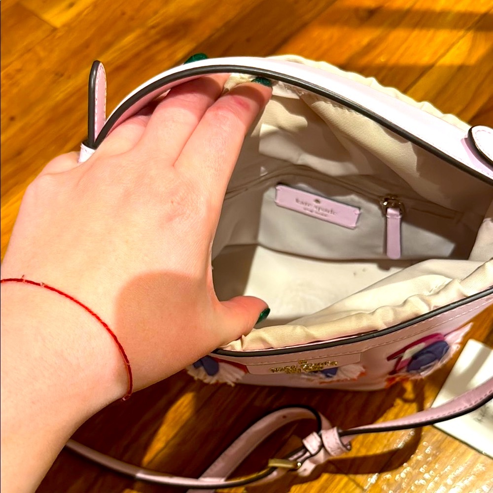 Kate Spade Pink Parrot Crossbody Bag - Picture 3 of 4